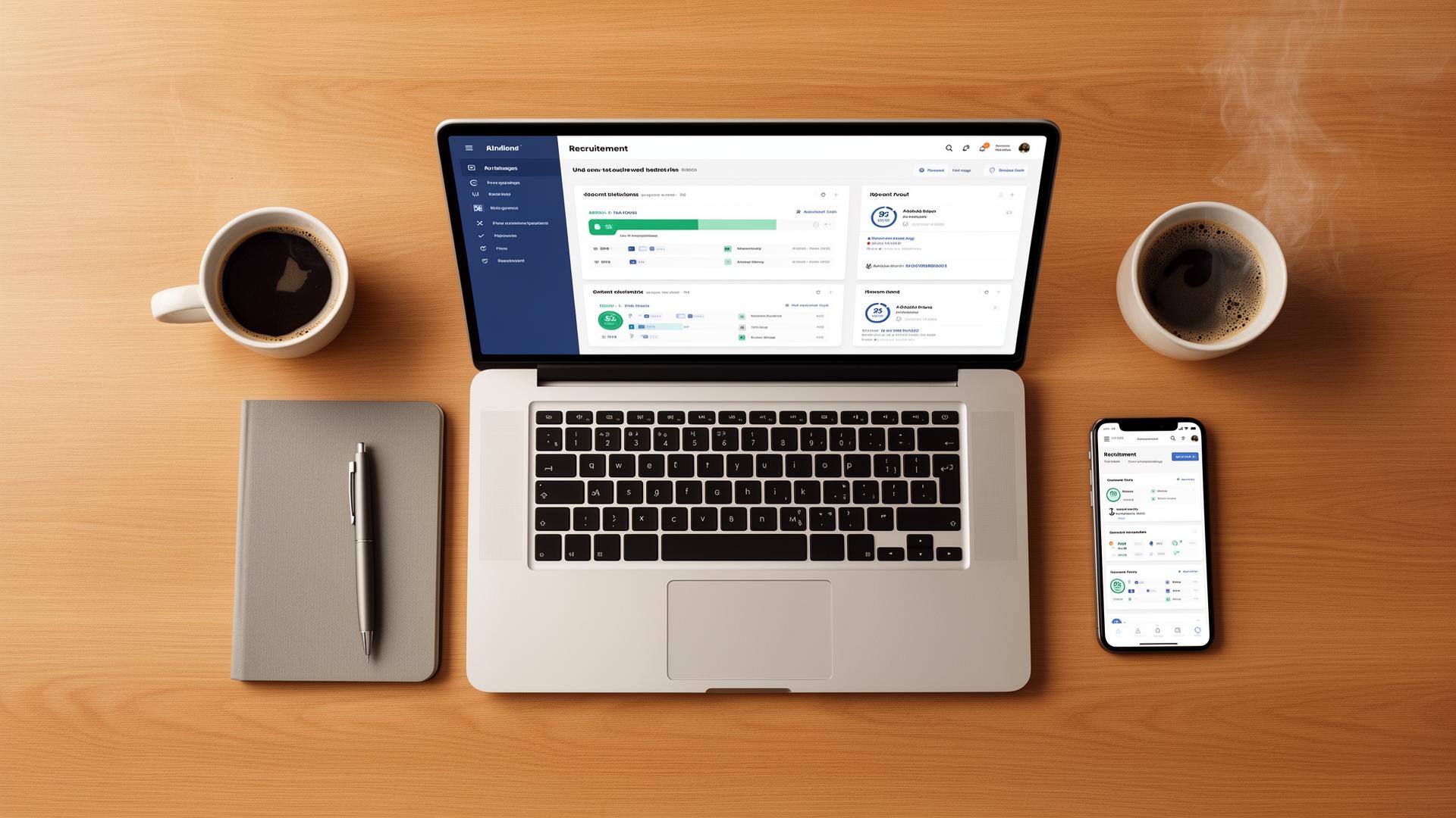 Modern recruitment workspace